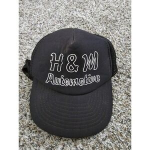 Vintage H&M Automotive Mesh Back Trucker Snapback Calhead